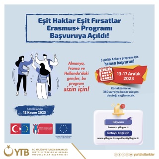 Erasmus+ Eşit Haklar, Eşit Fırsatlar Projesi 